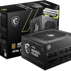 FUENTE 850W MSI 80 PLUS GOLD MAG A850GL PCIE5