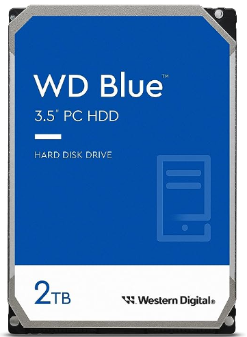 HD 2TB WD BLUE 3.5 SATA 5400 64MB