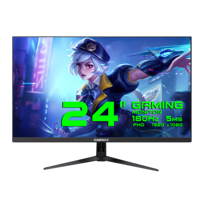 MONITOR 24 GAMEMAX 180HZ IPS FHD HDMI D PORT