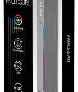 CARRY DISK P/ SSD M.2 HIKSEMI MDR1 USB-C RGB