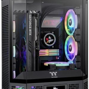 GAB THERMALTAKE THE TOWER 600 BLACK 2*FAN