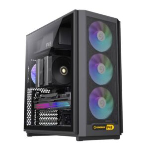GAB GAMEMAX F46 BK 4*FAN ARGB ATX